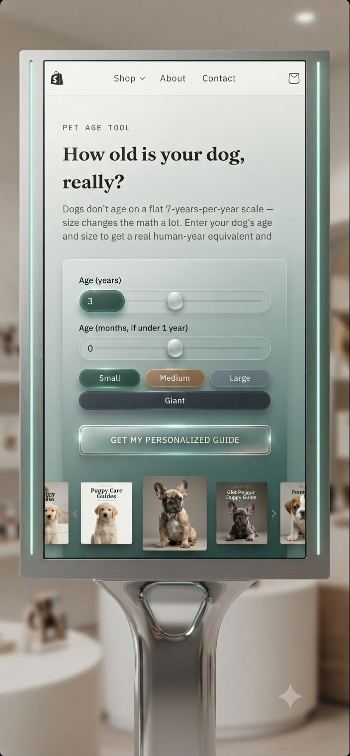 Dog age Calculator