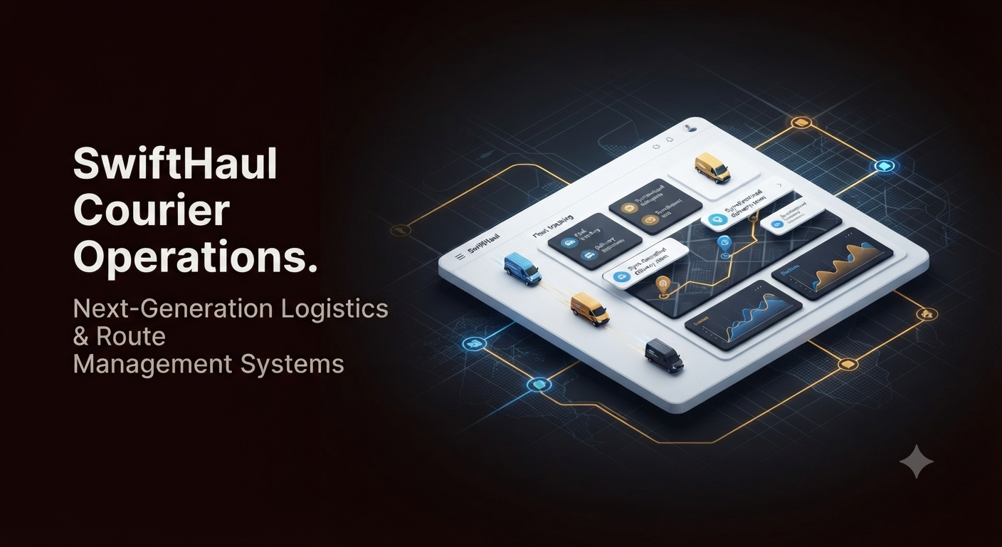 SwiftHaul Courier Operations: Next-Generation Logistics System⁠.