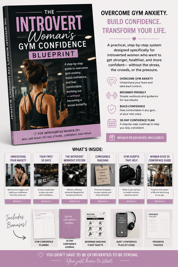 Overcome Gym Anxiety. Build Confidence. Transform Your Life.