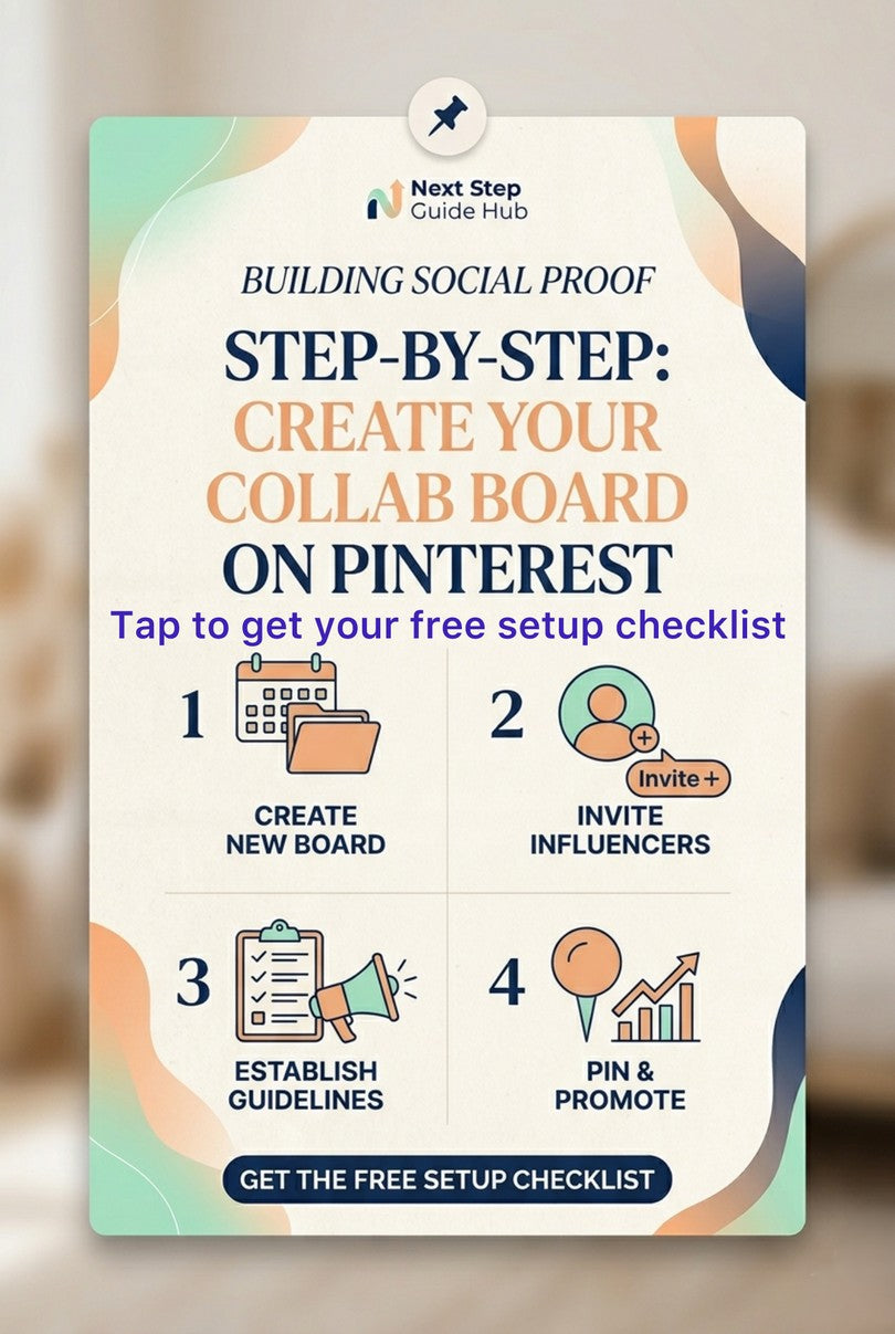 Step-by-step create your collab board on Pinterest