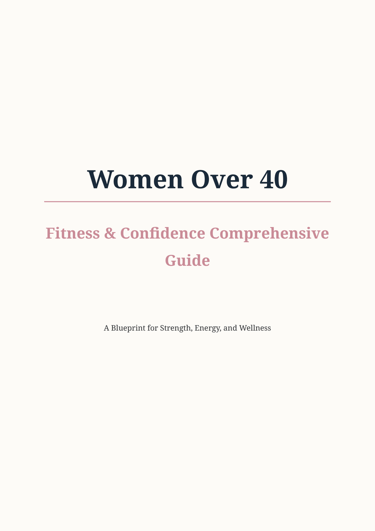 Women Over 40 Fitness Confidence Guide