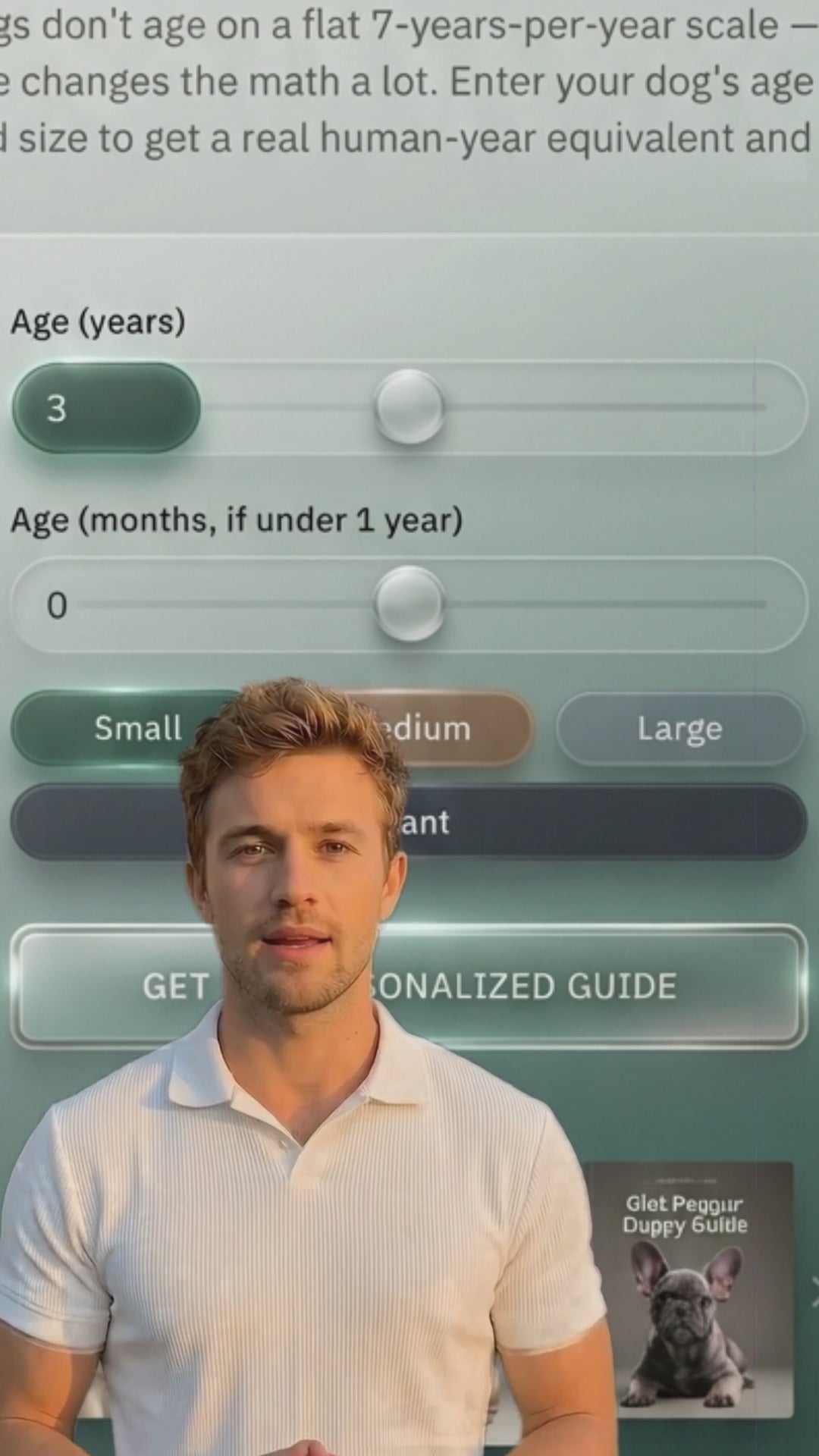 Dog age Calculator