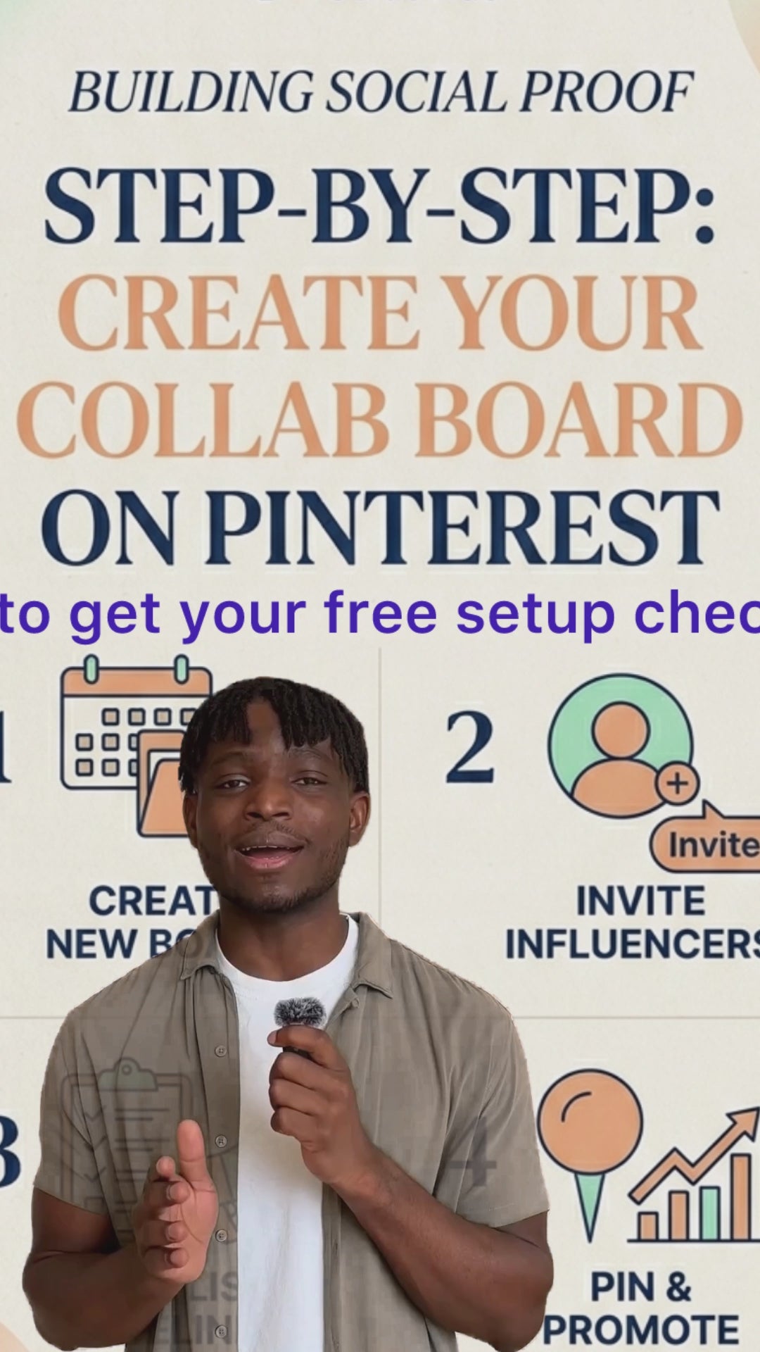 Step-by-step create your CallApp board on Pinterest
